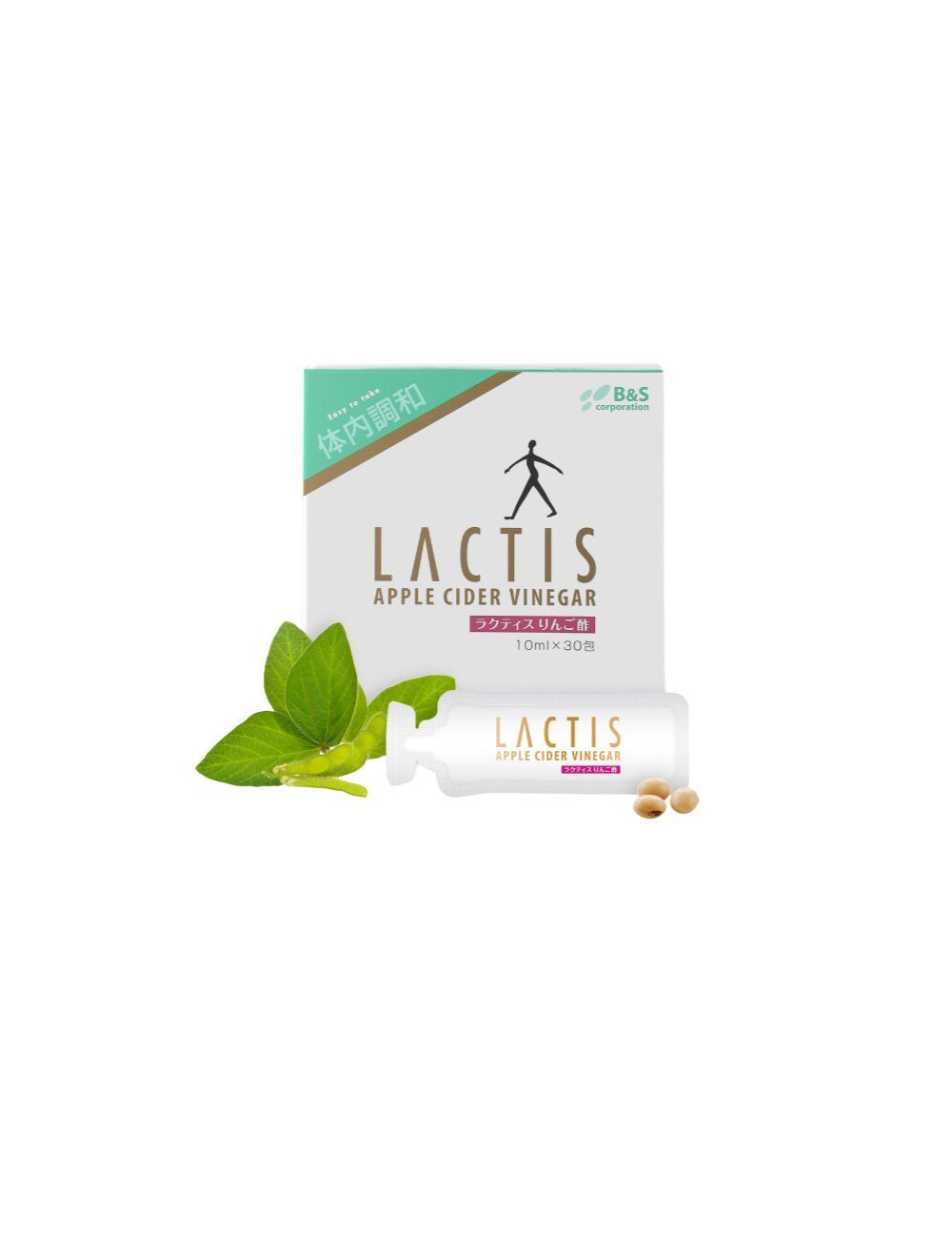 Lactis Apple Cider Vinegar 30'S- อาหารเสริมบำรุงร่างกายจากญี่ปุ่น  แก้ท้องผูก ระบบขับถ่ายดีขึ้น 30ซอง/กล่อง เลข อย. 10-3-05846-5-0004