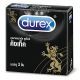 Durex Kingtex 49mm. 3 ชิ้น ถุงยางอนามัยผิวเรียบ แบบเดี่ยว