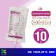 ถุงบรรจุอาหารเหลว EZ BAG สำหรับผู้ป่วยให้อาหารทางสาย Feeding Bag 500 ml. แบบแพ็ค 10 ชิ้น