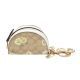 พวงกุญแจ COACH C3127 CRESCENT POUCH BAG CHARM IN SIGNATURE CANVAS WITH DAISY PRINT (IMBDR)