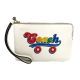 กระเป๋าคล้องมือ COACH C4573 CORNER ZIP WRISTLET WITH RAINBOW ROLLER SKATE GRAPHIC (IMCAH)