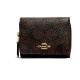 กระเป๋าสตางค์ COACH 7331 SMALL TRIFOLD WALLET IN SIGNATURE CANVAS (IMAA8)