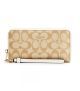 กระเป๋าซิปรอบ COACH C4452 LONG ZIP AROUND WALLET IN SIGNATURE CANVAS (IMDQC)