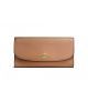 กระเป๋าสตางค์ COACH F16613 CHECKBOOK WALLET IN POLISHED PEBBLE LEATHER (IMSAD)