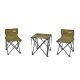 เก้าอีแคมปิ้ง Coleman Jp Compact Chair Table Set Olive 38841-Olive Green