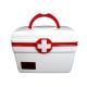 กล่องยา ปฐมพยาบาล 2 ชั้น 2-Layer First Aid Kit Box Medicine Storage (มีไซส์ และ สีให้เลือก)