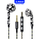 Asaki Earphone หูฟังเอียร์โฟนสมอลทอล์ค มีไมค์ในตัว กดรับ-วางสายได้ เสียงดี เบสแน่น รุ่น A-K6513MP