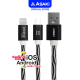 Asaki Charging Cable สายชาร์จและโอนย้ายข้อมูล รองรับทั้ง 2 ระบบ รุ่น A-2005