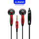 Asaki Earphone หูฟังเอียร์โฟนสมอลทอล์ค มีไมค์ในตัว เสียงดี เบสแน่น ไมค์คมชัด สินค้าคละแบบ รุ่น A-K3004MP