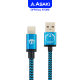 Asaki Charger สายชาร์จและซิงค์ข้อมูล USB to L สำหรับ IP ลิขสิทธิ์แท้โดราเอม่อน รุ่น A-DMC23