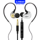 Asaki Earphone หูฟังอินเอียร์สมอลทอล์ค 4 ลำโพง มีไมค์ในตัว เพิ่ม-ลดเสียงได้ เสียงดี เบสแน่น รุ่น A-K7417MP