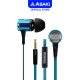 Asaki Earphone หูฟังอินเอียร์สมอลทอล์ค ลิขสิทธิ์แท้ลายโดราเอมอน มีไมค์ในตัว สินค้าคละแบบ รุ่น A-DME8100