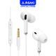 Asaki Earphone หูฟังอินเอียร์สมอลทอล์ค มีไมค์ในตัว เสียงดี เบสแน่น พร้อมปุ่มเพิ่ม-ลดเสียง รุ่น A-K6604MP