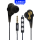 Asaki Earphone หูฟังอินเอียร์สมอลทอล์ค มีไมค์ในตัว กดเพิ่ม-ลดเสียงได้ เสียงดี เบสแน่น รุ่น A-K7411MP