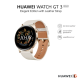 HUAWEI WATCH GT 3 42mm Elegant Edition with Leather Strap สมาร์ทวอทช์  พร้อมสายหนังสีขาว  ความโค้งมนของกระจกแบบ 3D