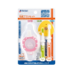 Richell Training Baby Toothbrush Set ชุดแปรงสีฟันนวดเหงือกและแปรงสีฟันเด็ก สำหรับเด็กวัย 3 - 12 เดือนขึ้นไป