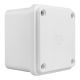 HACO กล่องพักสายไฟขนาด Weatherproof Junction Boxes 76x76x51 mm. กันน้ำ IP 65 รุุ่น ER332WP