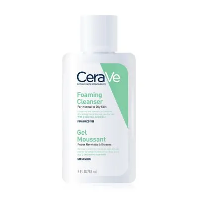 Cerave Foaming Cleanser ผลิตภัณฑ์ทำความสะอาดผิวสูตรสำหรับผิวมัน ผิวผสม