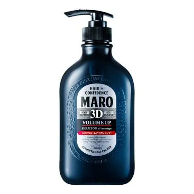 Maro 3D Volume Up Shampoo แชมพูสระผม ผมหนาพอง มีวอลลุ่มสวย เซ็ตทรงง่าย ลดผมขาดร่วง บำรุงเส้นผม มาโร่ [แชมพูขายดีอันดับ 1 ในญี่ปุ่น!] 460 ml.