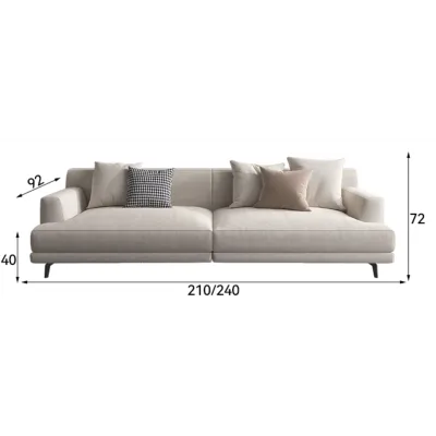 Demi Sofa 2-seat White (Pre-order)