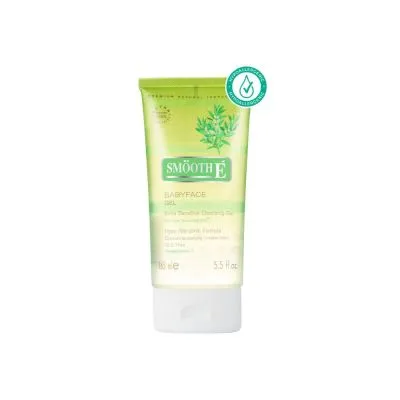 Smooth E Babyface Gel เจลล้างหน้าสูตรอ่อนโยน 100% Non-Ionic ลดการอุดตันรูขุมขน ลดอาการแพ้ระคายเคือง ขนาด 5.5 oz