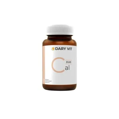 Dary Vit Duo Cal ดารี่ วิต อาหารเสริม สารสกัด จาก แคลเซียม 2 ชนิด ขนาด 30 แคปซูล 1 กระปุก