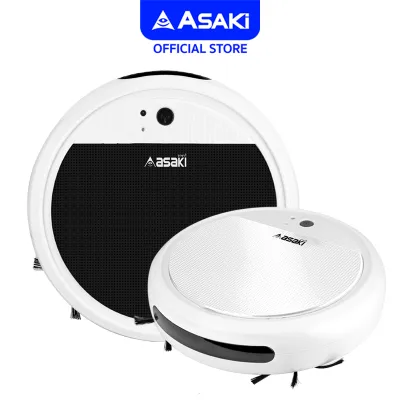 Asaki Robot Vacuum Cleaner หุ่นยนต์ดูดฝุ่นอัจฉริยะ ทำความสะอาดอัตโนมัติ รุ่น AK-RV9100