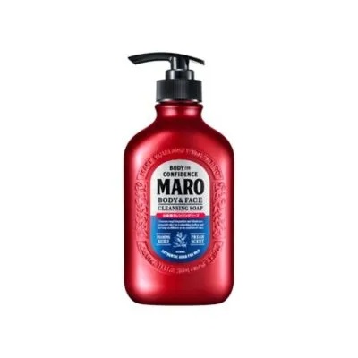 Maro Body & face Cleansing Soap 450ml. สบู่ 2in1 ชำระผิวกายและล้างหน้า กลิ่น Herb Citrus ขจัดความมัน ชำระสิ่งสกปรก [NEW !]