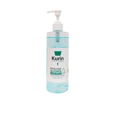 Kurin care alcohol เจลแอลกอฮอล์หัวปั๊ม 70% ขนาด 450 ml.