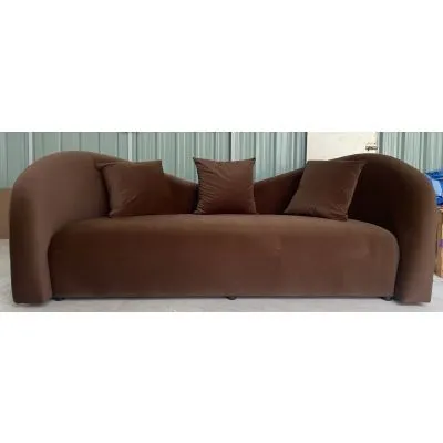 W Sofa 2-seat Brown (Pre-order)