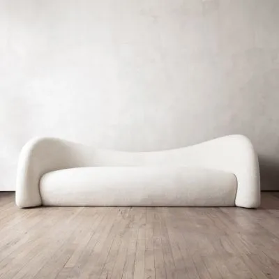 W Sofa 2-seat White (Pre-order)