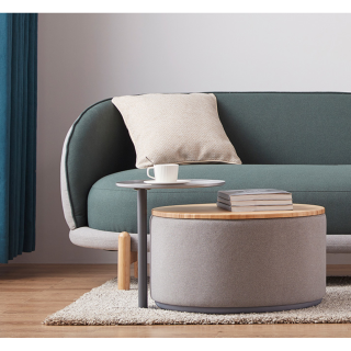 [Pre-Order] Home Studio  Minimal Coffee Table Set III ชุดโต๊ะกลางสไตล์มินิมอล สีเทา