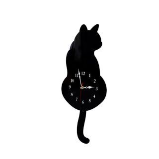 [Pre-Order] Home Studio  Catty Clock นาฬิกาน้องเหมียว ดำ