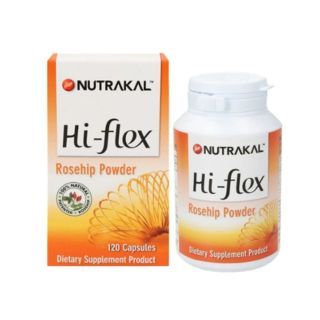 Nutrakal Hi-Flex 120แคปซูล สารสกัดโรสฮิป 100% ปวดข้อ ข้ออักเสบ ข้อเสื่อม แต่แพ้ Glucosamine