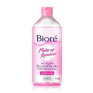 BIORE Perfect Cleansing Water Soften Up คลีนซิ่งวอเตอร์ สำหรับผิวธรรมดาและผิวแห้ง 400ml.