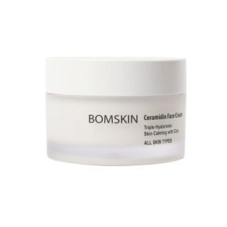 BOMSKIN CERAMIDIN FACE CREAM 50ML. บอมสกิน ครีมบำรุงผิวหน้า เสริมสร้างเกราะป้องกันผิว จากมลภาวะ (Exp.08/24)