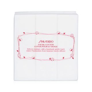 SHISEIDO Facial Cotton 165 Piece สำลีคุณภาพเยี่ยม ผลิตจากวัสดุธรรมชาติอ่อนโยนต่อผิวหน้า