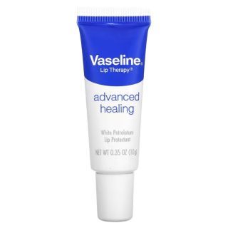 Vaseline Lip Therapy Advanced Healing ลิปบำรุงรักษาริมฝีปาก ให้ความชุ่มชื้นมาก 10g