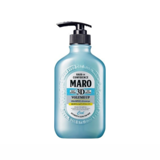 Maro 3D Volume Up Shampoo Cool 400 ml. แชมพูมาโร่ 3in1 นวัตกรรมจากญี่ปุ่น เพิ่มวอลลุ่ม เซ็ตทรงง่าย เย็นสดชื่น