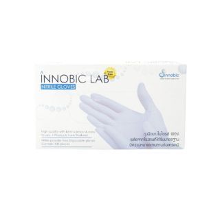 Innobic Lab ถุงมือยางไนไตรล์ แบบไม่มีแป้ง