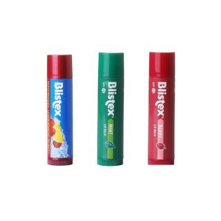 BLISTEX ลิปบาร์ม Cool & Fun Set - Lip Balm Premium Quality From USA - เลือกความสนุกกับ 3 รสชาติ