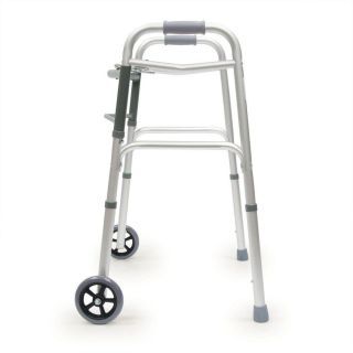 Abloom ที่หัดเดิน แบบมีล้อ พับได้ Aluminum Foldable Walker with Wheels