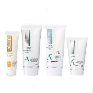 Smooth E Anti Melasma & Essence Sunscreen Set เซ็ตรักษาฝ้า กระ จุดด่างดำ พร้อมป้องกันการเกิดฝ้าจากแดด