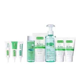 Smooth E Advance Anti Acne Set ป้องกันสิว ครบเซ็ต ทำความสะอาด ดูแลรักษา ฟื้นฟูบำรุง ลดสิว ลดมัน ลดรอยแผลเป็น