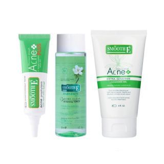 Smooth E Super Rapid Acne Set เซ็ตทำความสะอาดและป้องกันการเกิดสิว