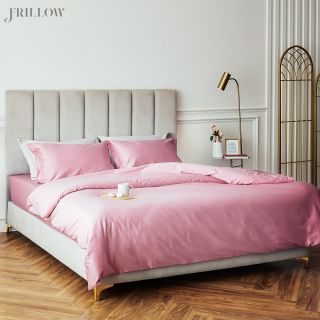 CHARM FRILLOW ชุดผ้าปูที่นอน 5 FT - คอลเลคชั่น The Signature ดีไซน์ Bright Pink