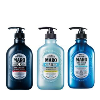 Maro x3 Shampoo เซ็ตสุดคุ้ม(3D Volump Up Cool + 3D Volumn Up + Deo Scalp)