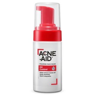 Acne-Aid Foaming Face Wash Oil Control 100ml. โฟมล้างหน้าสูตรอ่อนโยน สำหรับผิวมัน เป็นสิวง่าย