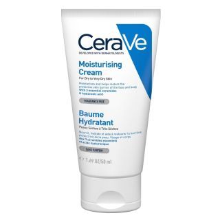 เซราวี CERAVE Moisturising Cream 50ml. ครีมบำรุงผิวหน้าและผิวกาย สำหรับผิวแห้ง-แห้งมาก เนื้อเข้มข้น