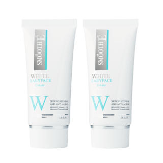 Smooth E White Babyface Cream 12 g. ครีมบำรุงผิว เพื่อผิวขาวเนียนใส ไร้จุดด่างดำ (แพ็ค 2)